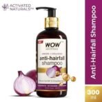WOW Skin Science Onion & Collagen Anti-Hairfall Shampoo|Reduces Hairfall|Strengthens Roots|Nourishes Scalp|Prevents Breakage|Enhances Hair Thickness and Shine|New & Improved Formulation|300ml - Fast UK Delivery - Image 4
