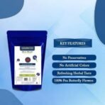 Golden Tips Butterfly Pea Flower Tea Blush Blush Herbal Infusion Tea (100gm- 50 Cups) - Fast UK Delivery - Image 3