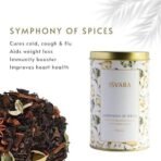 ISVARA TEA BUNDLES |Tea o'clock - Morning, evening & night tea (Pack of 3 tea tins) | MORNING TEA Symphony of Spices, AFTERNOON/EVENING TEA Kashmiri Kahwah, BED-TIME TEA Mood Fixer | 130gm - Fast UK Delivery - Image 4