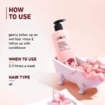 Plum Hibiscus & Ceramides Shampoo for Hair Growth | Provides Silky, Smooth & Long Hair | Repair Split End | Paraben Free shampoo for Women & Men | for All Hair Types | Safe for Daily Use | 250ml - Fast UK Delivery - Image 4