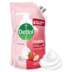 Dettol Foaming Handwash Refill - Strawberry, 700ml (Pack of 2)| Rich Foam | Moisturizing Hand Wash | Soft on Hands - Fast UK Delivery - Image 2