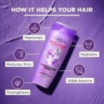 L'Oreal Paris Hyaluron Moisture 72H Moisture Filling Shampoo | With Hyaluronic Acid | For Dry & Dehydrated Hair 340ML + Hyaluron Moisture Conditioner 180 mL, Regime Pack of 2 - Fast UK Delivery - Image 6