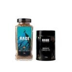 RAGE COFFEE Combo - Instant Coffee And Drinking Chocolate Powder Mix | 100 Gms Each | Irish Hazelnut Flavoured Coffee | Coffee Powder | Made In India, Glass Bottle - Fast UK Delivery - Image 2