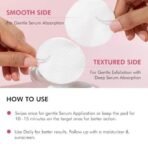 mCaffeine CLEAR GLOW 2% Alpha Arbutin Kojic Acid Brightening Serum Pads with 3% Niacinamide For Dark Spots & Pigmentation | Toner Pads for Even Skin Tone|For Men & Women | Fragrance-Free - 40N - Fast UK Delivery - Image 7