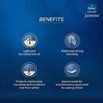 Parachute Advansed Jasmine, Non Sticky Coconut Hair Oil, For Shiny & Strong Hair, 90 ml (Pack of 5) - Fast UK Delivery - Image 6