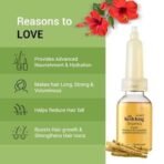 Kesh King Organics Hair Fall Control Oil Shots, Ashwagandha and Hibiscus Oil for Hair Growth & Hydration, Natural & Ayurvedic 48ml (6ml x 8 vials) - Fast UK Delivery - Image 4