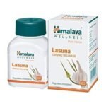 Himalaya Pure Herbs Lasuna Cardiac Wellness Tablets, White, 250 mg, 60 Count