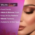 Hilary Rhoda The Book of Makeup | 20 Eyeshadows | 2 Highlighters | 2 Blushes | 2 Contours | 6 Cream Lip Glosses | Dual Ended Brush | Long Lasting | Blends Easily- 23.4g (Shade 2) - Fast UK Delivery - Image 5