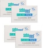 Sebamed Clear Face Soap Bar Pack 100 x 4 (4 x 100 g) - Fast UK Delivery