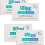Sebamed Clear Face Soap Bar Pack 100 x 4 (4 x 100 g) - Fast UK Delivery