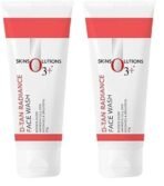 O3+ D-Tan Radiance Face Wash With Vitamin C Glowing Skin and Deep Cleanses and Unifies Skin Tone 60gm | Detan Face Wash for TAN Removal (Pack of 2) - Fast UK Delivery