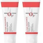 O3+ D-Tan Radiance Face Wash With Vitamin C Glowing Skin and Deep Cleanses and Unifies Skin Tone 60gm | Detan Face Wash for TAN Removal (Pack of 2) - Fast UK Delivery