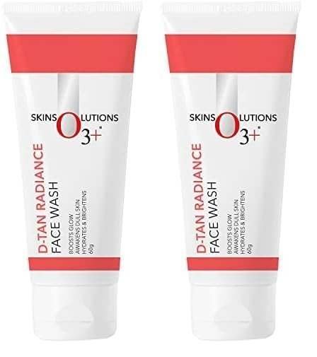 uk41I9G6OnxvL-1-1.jpg O3+ D-Tan Radiance Face Wash With Vitamin C Glowing Skin and Deep Cleanses and Unifies Skin Tone 60gm | Detan Face Wash for TAN Removal (Pack of 2) - Fast UK Delivery - Image 1