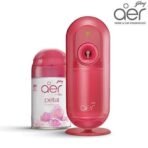 Godrej aer matic, Automatic Air Freshener Kit with flexi control - Petal Crush Pink (225 ml) & aer Smart Matic Automatic Air Freshener Refill, Premium Fragrance - Alive (2200 sprays) - Fast UK Delivery - Image 4