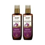 WOW Skin Science Onion Black Seed Hair Oil|WITH COMB APPLICATOR|Controls Hair Fall|NO Mineral Oil, Silicones, Cooking Oil & Synthetic Fragrance|200mL|Pack of 2 - Fast UK Delivery - Image 2