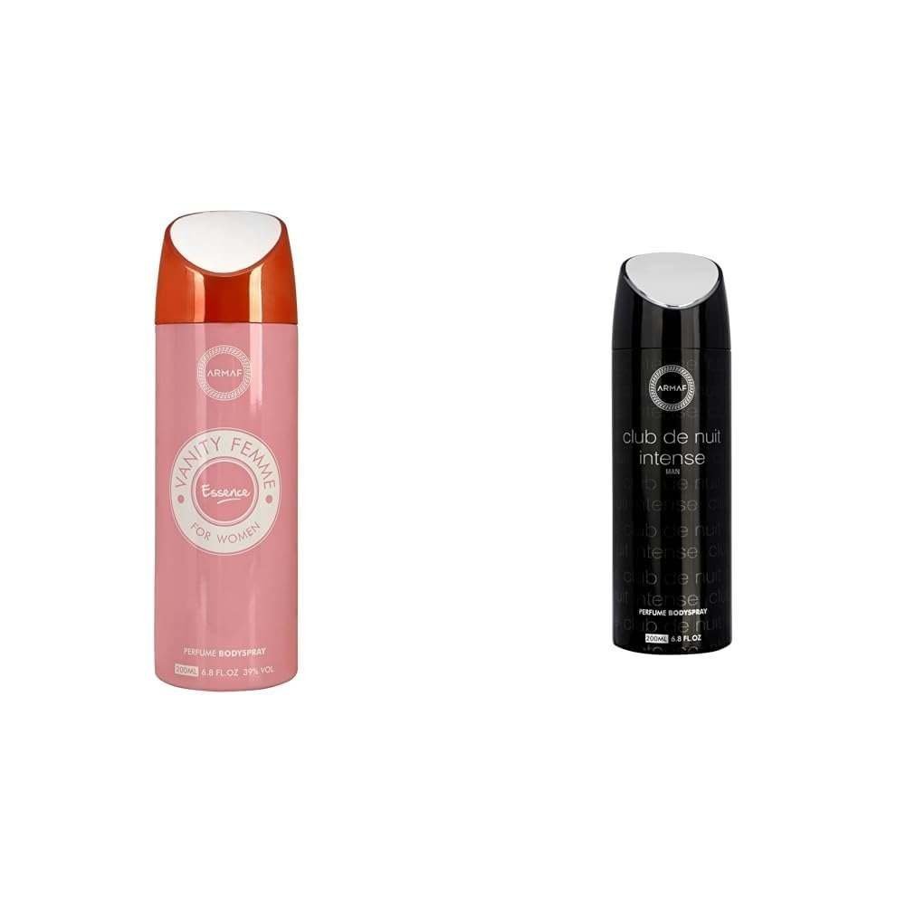 uk41IEeKuO3iL-1-1.jpg Armaf Vanity Femme Essence Perfume Body Spray For Women, Fresh Scent, 200ml,ARMAF Club De Nuit Intense Man Perfume Body Spray For Men, 200ml (Musk) - Fast UK Delivery - Image 1