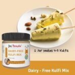 Jus' Amazin Dairy-Free Kulfi Mix (200g) | Only 5 Ingredients, 100% Natural | 74% Nuts | Zero Additives | Vegan & Dairy Free - Fast UK Delivery - Image 3