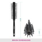 Vega Round Hair Brush (India's No.1* Hair Brush Brand) For Adding Curls, Volume & Waves In Hairs| Men and Women| All Hair Types (R3-RB) - Fast UK Delivery - Image 4