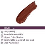 Glam 21 Ultra Velvet Lipstick | Long-lasting stay on lips | Lovely matte finish | 2.5gm | Hazel Nut-22 - Fast UK Delivery - Image 4