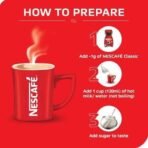 NESCAFE Classic Instant Coffee Powder | Great start to your morning | 100% Pure Coffee | Free Red Mug | 180g Jar (Weight may vary upwards) - Fast UK Delivery - Image 7