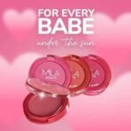 MILA Beaute Blush Babe Powder Blush | Matte Finish Long-Lasting Pigment | Easy to Blend | Non-Drying With Rosehip Oil, Jojoba Oil and Vitamin E | Shade (Cosmo Pink, 5g) - Fast UK Delivery - Image 5