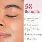 mCaffeine CLEAR GLOW 3% Tranexamic, 2% Alpha Arbutin Advanced Pigmentation Serum Treatment For Melasma, Dark Spots, Scars & Evens Skin Tone Non-Sticky & Absorbs Fast | For Men & Women - 20ml - Fast UK Delivery - Image 7