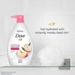 Dove Revitalizing Bodywash scented with peach and infused with Vtamin C to hydrate your skin, 100% gentle cleansers, paraben free/sulphate free cleansers, 100% plant- based moisturisers, 800ml - Fast UK Delivery - Image 6
