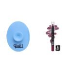 Glam 21 Silicone Face Cleanser Scrubber (Small) Lip Seduction Non- Transfer Crayon Lipstick| Lightweight & Longlasting|Creamy Matte Formula - 2.8gm|Purple Mousse|12 - Fast UK Delivery