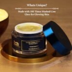 Blue Nectar Shata Dhauta Ghrita Face Cream for Women | 100 Times Washed Ghee Lightweight Face Moisturizer for Women | Truly Natural Face Cream for Skin Firming & Glowing Skin (19 Herbs, 50g) - Fast UK Delivery - Image 3