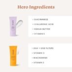 Foxtale Healthy Glow Combo for Soft and Hydrated Skin and a Healthy Golden Glow with Nourishing Moisturizer - 50 ml and Glow Sunscreen - 50 ml, For All Skin Types, Men & Women - Fast UK Delivery - Image 4