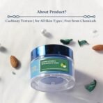 Blue Nectar Plant Based Vitamin C Face Cream for Glowing Skin Dark Spot Removal Cream for Men with Green Apple and Almond Oil (13 Herbs, 50g) - Fast UK Delivery - Image 6