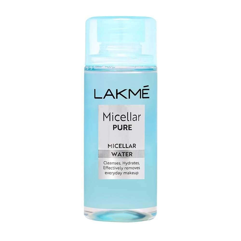 uk41JQI1cg6kL-1-1.jpg LAKME Micellar Water: Hydrating & Soothing Face Cleanser | Gentle Makeup Remover, Micellar Cleansing Water 200ml - Fast UK Delivery - Image 1