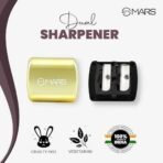 MARS 2in1 Dual Sharpener I Professional Grade Sharpener | Sharpens any type of Pencil & Lip Crayon | Compact and Portable. - Fast UK Delivery - Image 7