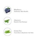 O3+ Blueberry D-TAN Face Pack with Natural Extracts for Instant Tan Removal & Glowing Skin - Ideal for Dry Skin (300g) | Detan Mask for Tan Removal for Face and Body - Fast UK Delivery - Image 4