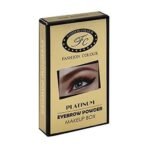 Fashion Colour Platinum Eyebrow Powder Makeup Box With 3 Colour Cakes, Application Brush & Mirror, 5g - Fast UK Delivery - Image 6