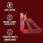 Fashion Colour Pretty Lip Glow Liquid Lipstick Waterproof Matte Finish Non Transfer 16 Hours Wear Liquid Lipstick Nudeshade To Boldshade Perfectly Fit To All Indian Skin Tones (#Nude Halo, 3ML) - Fast UK Delivery - Image 4