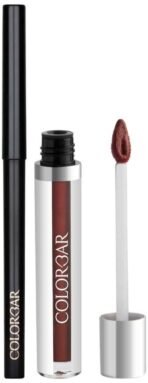 Colorbar Kiss Proof Lip Stain - Haute Latte - 007 & Intensely Rich Kajal Combo - Fast UK Delivery