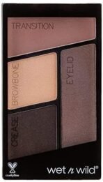 Wet n Wild, Color Icon Eyeshadow Quads, Eyeshadow Palette with Shiny and Matte Multicolor Eyeshadows, Long-Lasting and Easy-to-blend Formula, Silent Treatment - Fast UK Delivery - Image 3