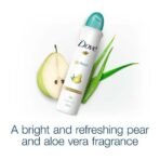 Dove Deodorant For Women, Antiperspirant Body Spray For Long Lasting Odour Protection, Skin Friendly Deo, Alcohol Free, Paraben Free, 250 ml (Pear & Aloe Vera) - Fast UK Delivery - Image 3