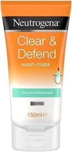 Neutrogena Clear & Defend Wash-Mask, For Spot-Prone Skin 150 ml - Fast UK Delivery - Image 2