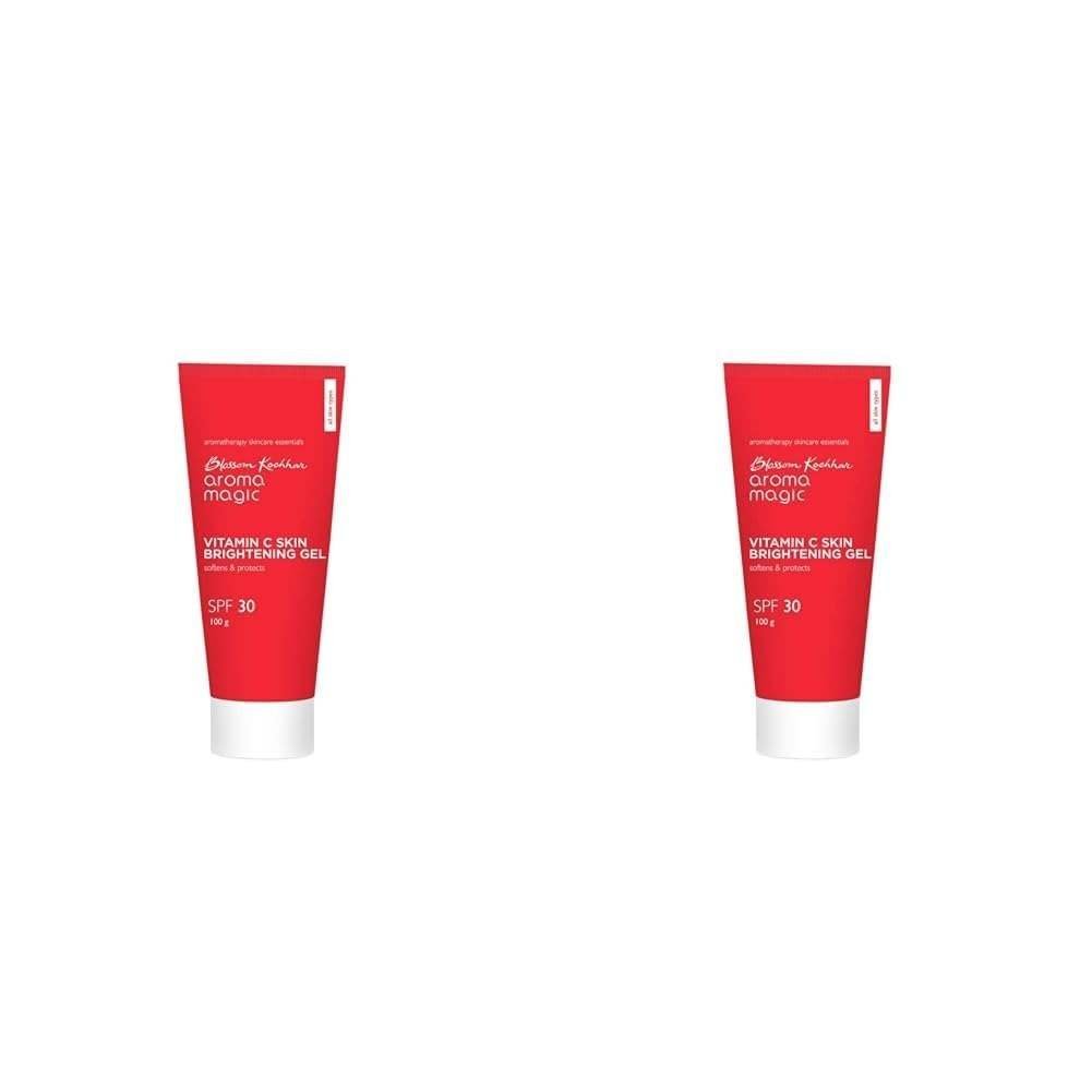 uk41JdmfBFp1L-1-1.jpg Aroma Magic Vitamin C Skin Brightening Gel -100gm (Pack of 2) - Fast UK Delivery - Image 1