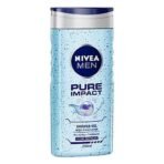 Nivea Men Shower Gel, Pure Impact Body Wash, 250ml & Men Shower Gel, Cool Kick Body Wash, 250ml - Fast UK Delivery - Image 5