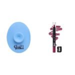 Glam 21 Silicone Face Cleanser Scrubber (Small) Lip Seduction Non- Transfer Crayon Lipstick| Lightweight & Longlasting|Creamy Matte Formula - 2.8gm| French Wine| 22 - Fast UK Delivery