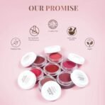 Just Herbs Lip and Cheek Tint Blush | Lip Tint & Stain for Women | Organic, Herbal & Natural Lip and Cheek Tint | Paraben Free Lip Tint | Long-lasting Tint (Tangy Orange) - Fast UK Delivery - Image 7