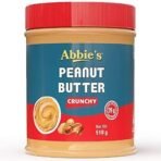 Abbie's Peanut Butter Creamy and Crunchy (510 g-Pack of 2) with 26g Protein Per 100g Serving, Zero Trans Fat/Cholesterol, Keto Friendly,100% Vegan, Good Source of Fat for Athletes, Body Builders - Fast UK Delivery - Image 4