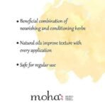 moha: Herbal Hair Conditioner with Aloe, Jojoba Oil, Almond Oil and Wheat Germ Oil for Soft, silky smooth, tangle-free hair - 200ml (Pack of 1) - Fast UK Delivery - Image 6