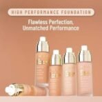 Swiss Beauty High Performance Foundation | Water-Resistant | Medium To Buildable Coverage Liquid Dewy Finish | Lightweight | Easy To Blend | With Vitamin C & Niacinamide | 02 Rose Blush, 55G - Fast UK Delivery - Image 3
