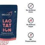Oraah Lactation Care Tea for Breastfeeding Mothers - Pregnancy Teas - Fenugreek, Fennel, Moringa, Ginger - Caffeine Free - 100% Herbal Tea - (50gms) - Improve Lactation for Nursing Mom - Fast UK Delivery - Image 5