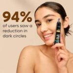 mcaffeine Coffee Under Eye Cream Gel for Dark Circles, Puffiness & Fine Lines | 94% Users Saw Reduced Dark Circles | with Built-In Cooling Massage Applicator | Vitamin E for Puffiness - 15 Gm - Fast UK Delivery - Image 3
