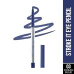 Hilary Rhoda Stroke It Eye Pencil | Coloured Eyeliner Pencil | Easy Glide & Quick-Drying Formula | Matte Finish | Built-in Sharpener | 0.26g (Ocean Blue | Shade 03) - Fast UK Delivery - Image 3